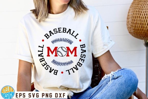 Baseball Mom SVG PNG: A Graphics Asset for Crafts and Content Creators