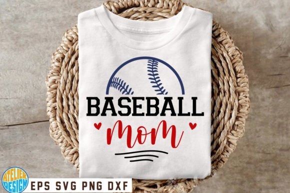 Baseball Mom SVG Tshirt – A Versatile Graphic Design Asset for Crafts and Branding
