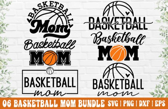 Basketball Mom SVG PNG Bundle: A Versatile Graphic Design Asset for Crafts and Branding