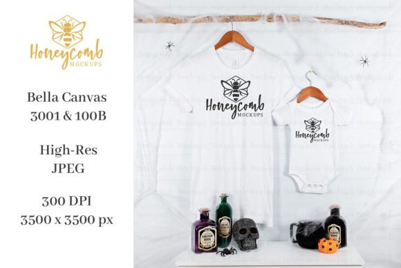 Bella Canvas Mom and Baby White Mockup: A Must-Have Graphic Design Asset