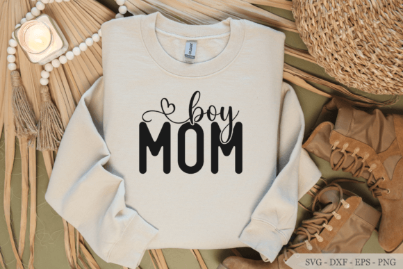 Boy Mama SVG Graphics for Crafts and Local Business Branding