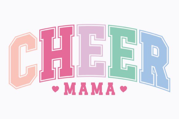 Cheer Mama Mom SVG PNG – A Versatile Graphic for Crafts and Commercial Projects