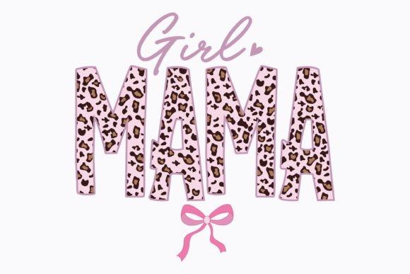 Coquette Girl Mama Mom Svg Png Pink for Crafts and Graphics