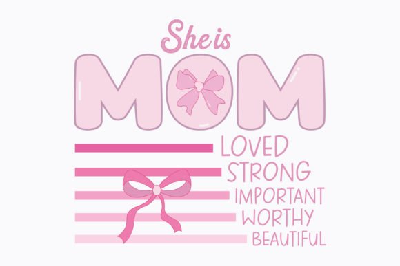 Coquette Mom SVG for Crafts and Graphics