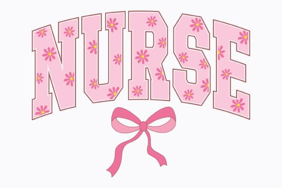Coquette Nurse Mama Mom Graphics for Crafts and Content Creators