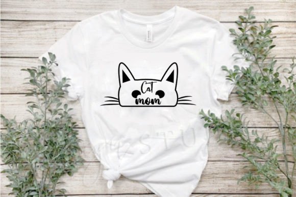 Dog SVG Design, Cat Mom: A Versatile Graphic for T-Shirt and Branding Projects