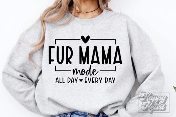 Fur Mama Mode SVG: A Versatile Graphic Design Asset for Crafts and Local Business Branding