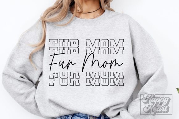 Fur Mom SVG Graphics for Crafts and Pet-Themed Content Publishing