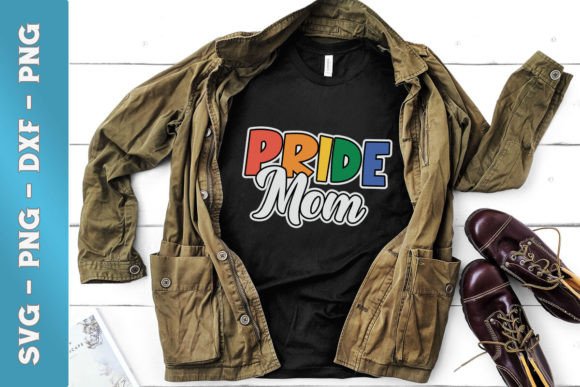 Gay Pride Mom LGBT Mom SVG for Crafts and Graphics