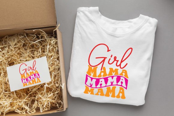 Girl Mama Mom SVG Design: A Versatile Graphic for T-Shirt and Handmade Projects