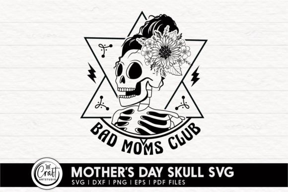 Mothers Day Skeleton SVG - A Festive Graphic Design Asset for Crafts and Blogs