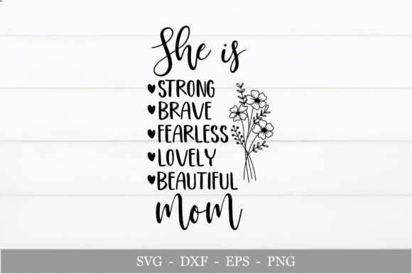She Is Mom SVG: A Heartfelt Embroidery Design for Real Projects